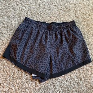 Cheetah athletic shorts
